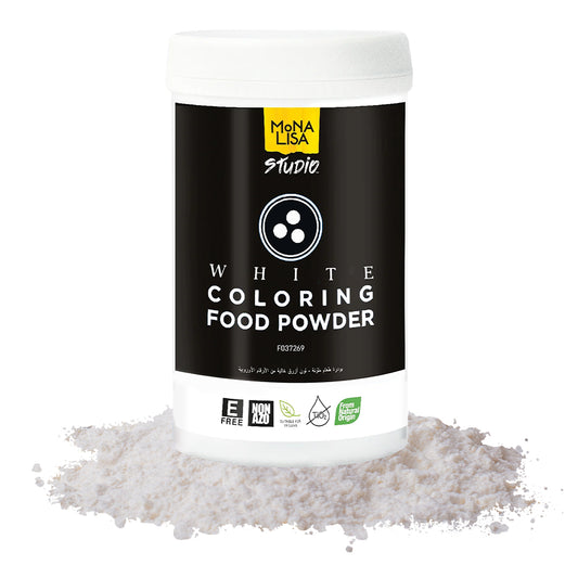 WHITE Fat base Food Colouring Powder Mona Lisa Studio