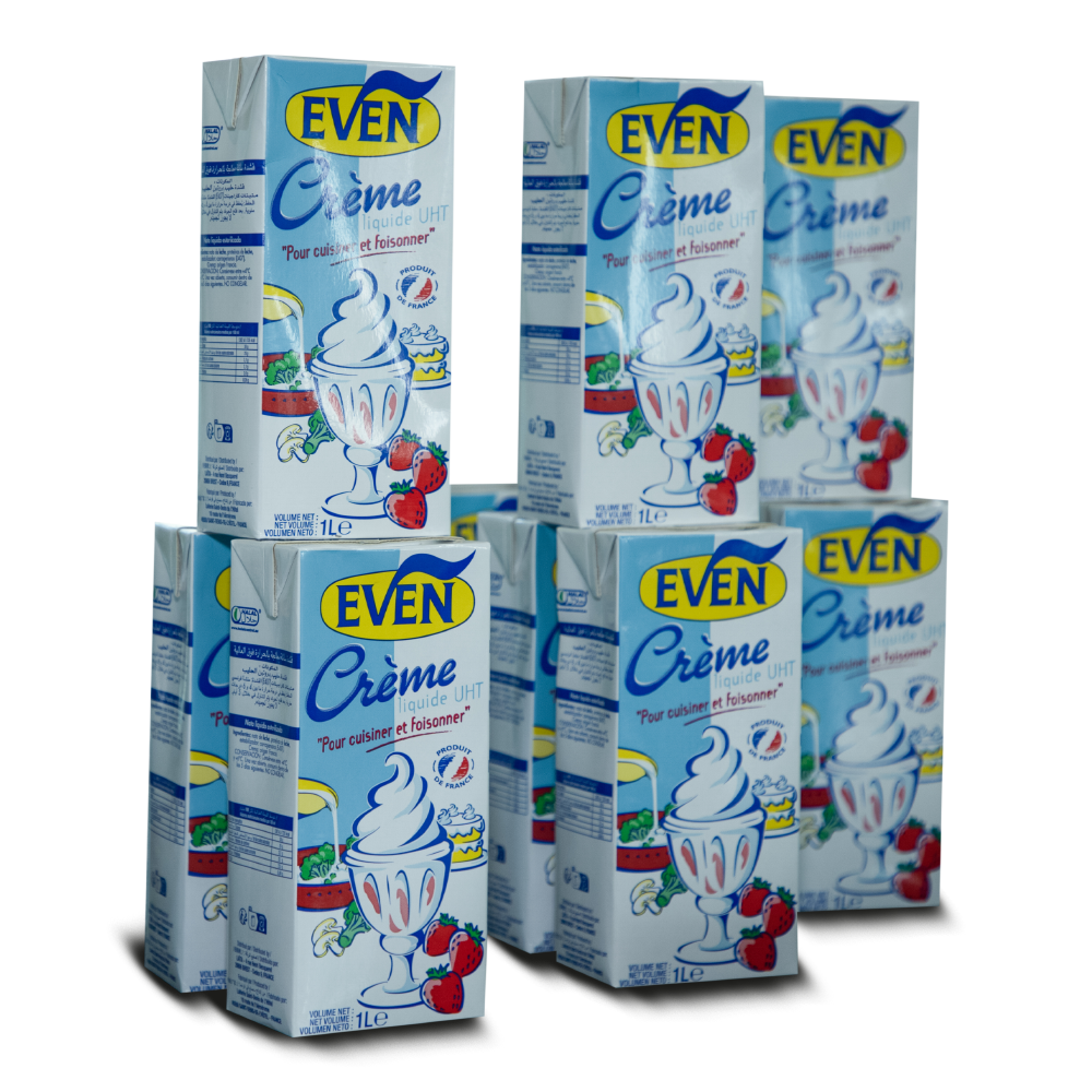 EVEN(FRANCE),Fresh UHT Whipping Cream 35% Fat - 1L Box