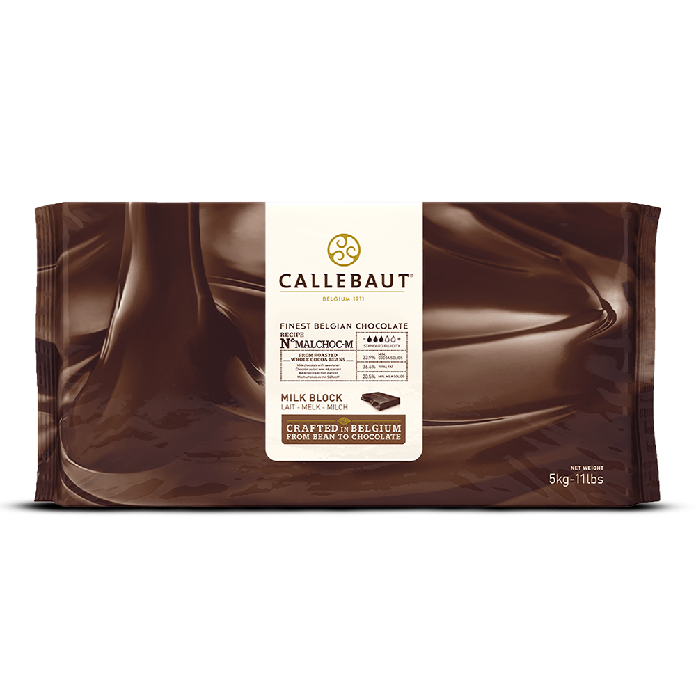 Sugar Free Milk Chocolate 33.9%, MALCHOC-M - 5kg Block
