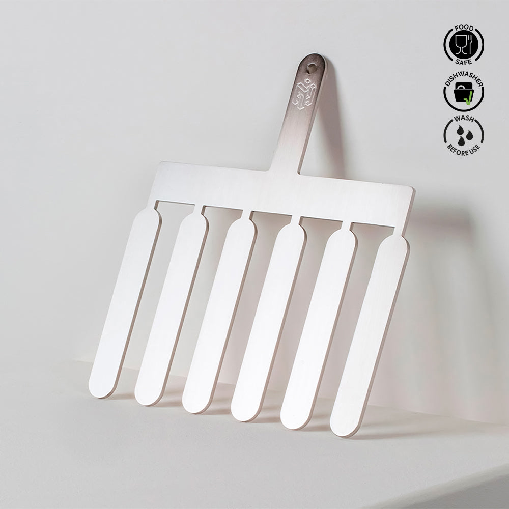 Martellato Stainless Steel LEAF ECLAIR Template