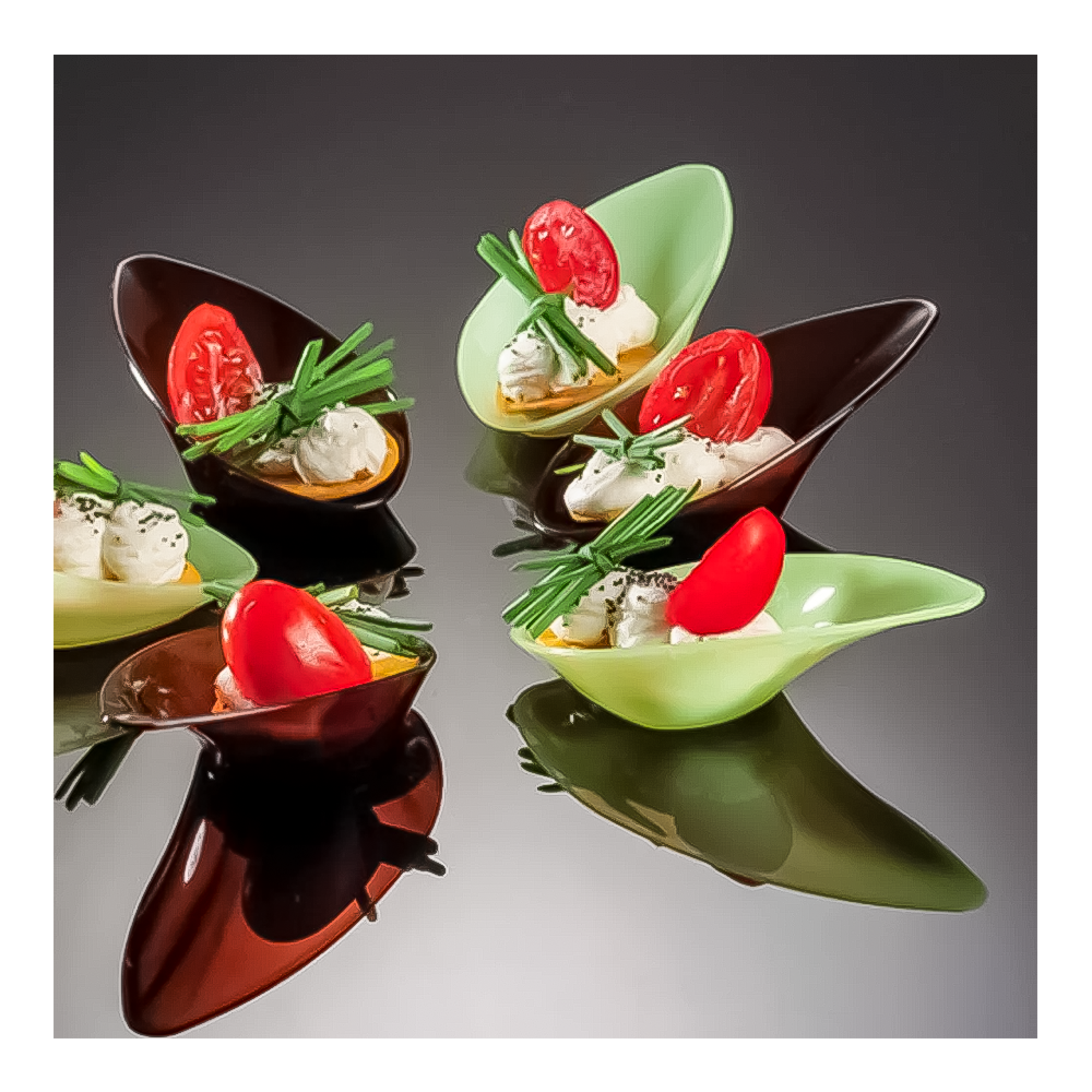 Martellato ITALY Polystyrene Plate White PMO12.01  desserts