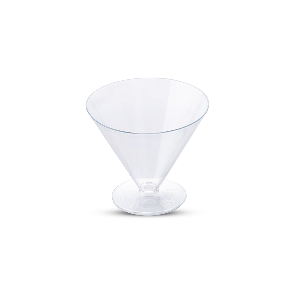 Martellato Transparent Polystyrene Cup PMOCO005 - 100pcs Pack