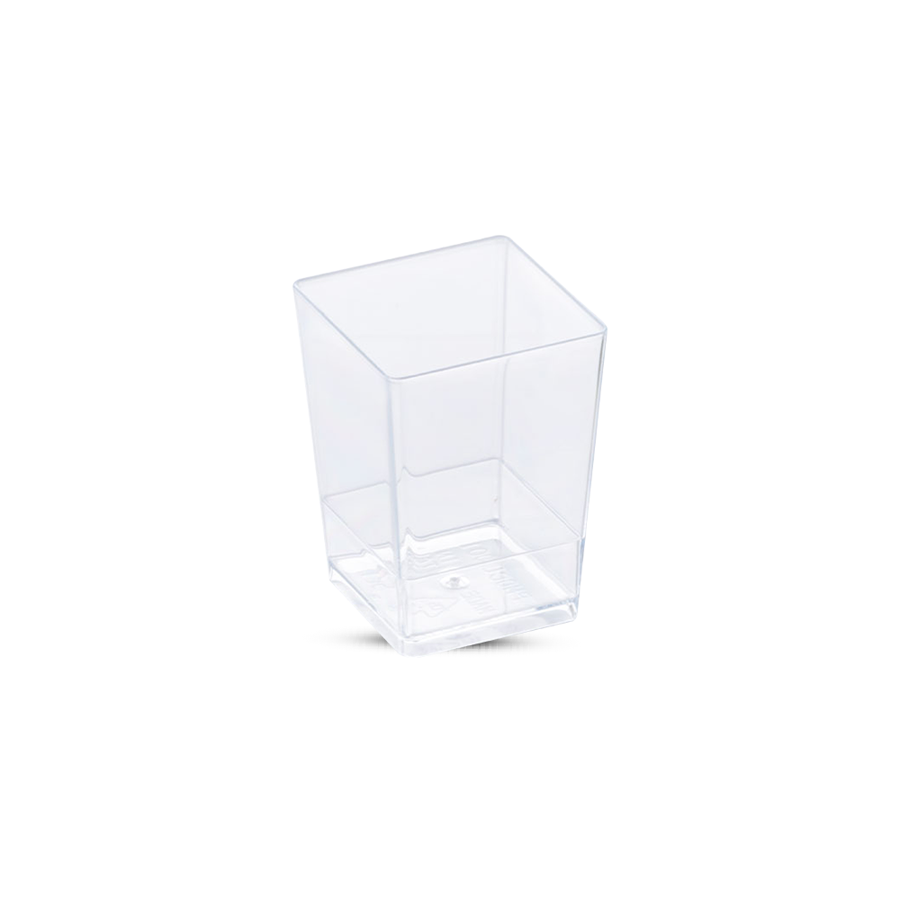 Martellato Transparent Polystyrene Cup PMOCU001 - 100pcs Pack