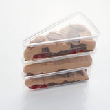 Transparent glass slice pack 