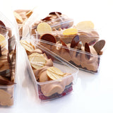 Transparent glass slice pack 
