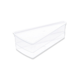 Transparent glass slice pack 