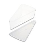 Transparent slick cup lid 