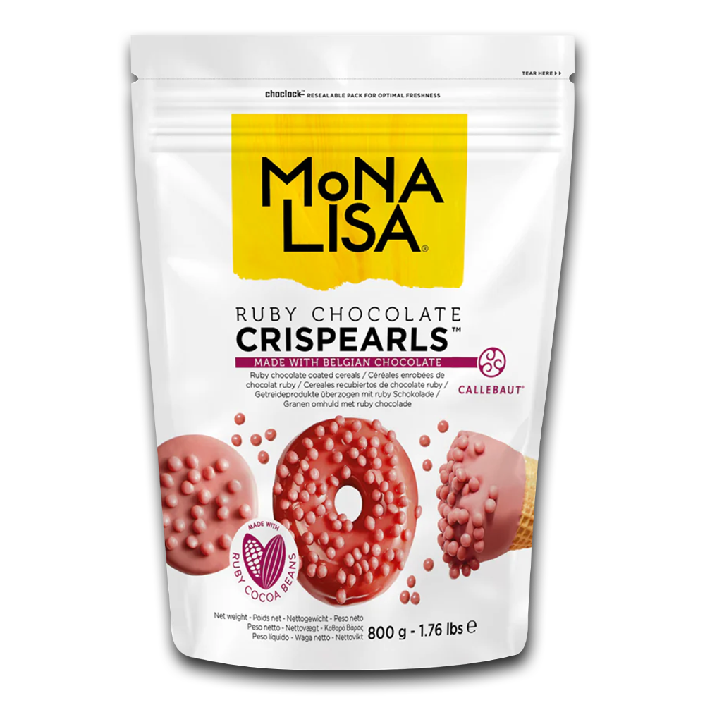 Mona Lisa, Ruby Chocolate CRISPEARLS™ - 800gr Bag