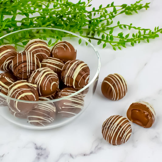 Milk Chocolate TRUFFLE SHELLS  Desserts 
