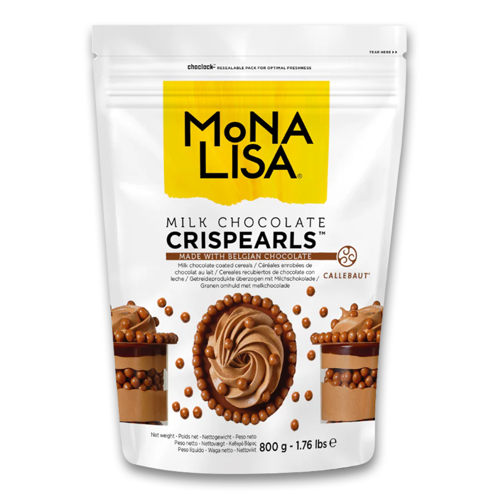 Mona Lisa, Milk Chocolate CRISPEARLS™ - 800gr Bag