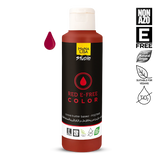Bottle of Mona Lisa Studio Red E-Free Color with label details on a white background