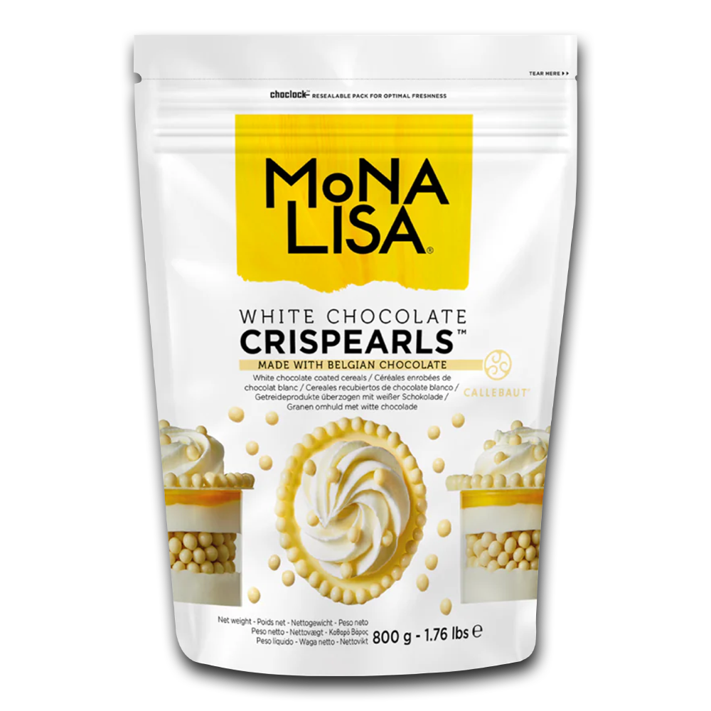 Mona Lisa, White Chocolate CRISPEARLS™ - 800gr Bag