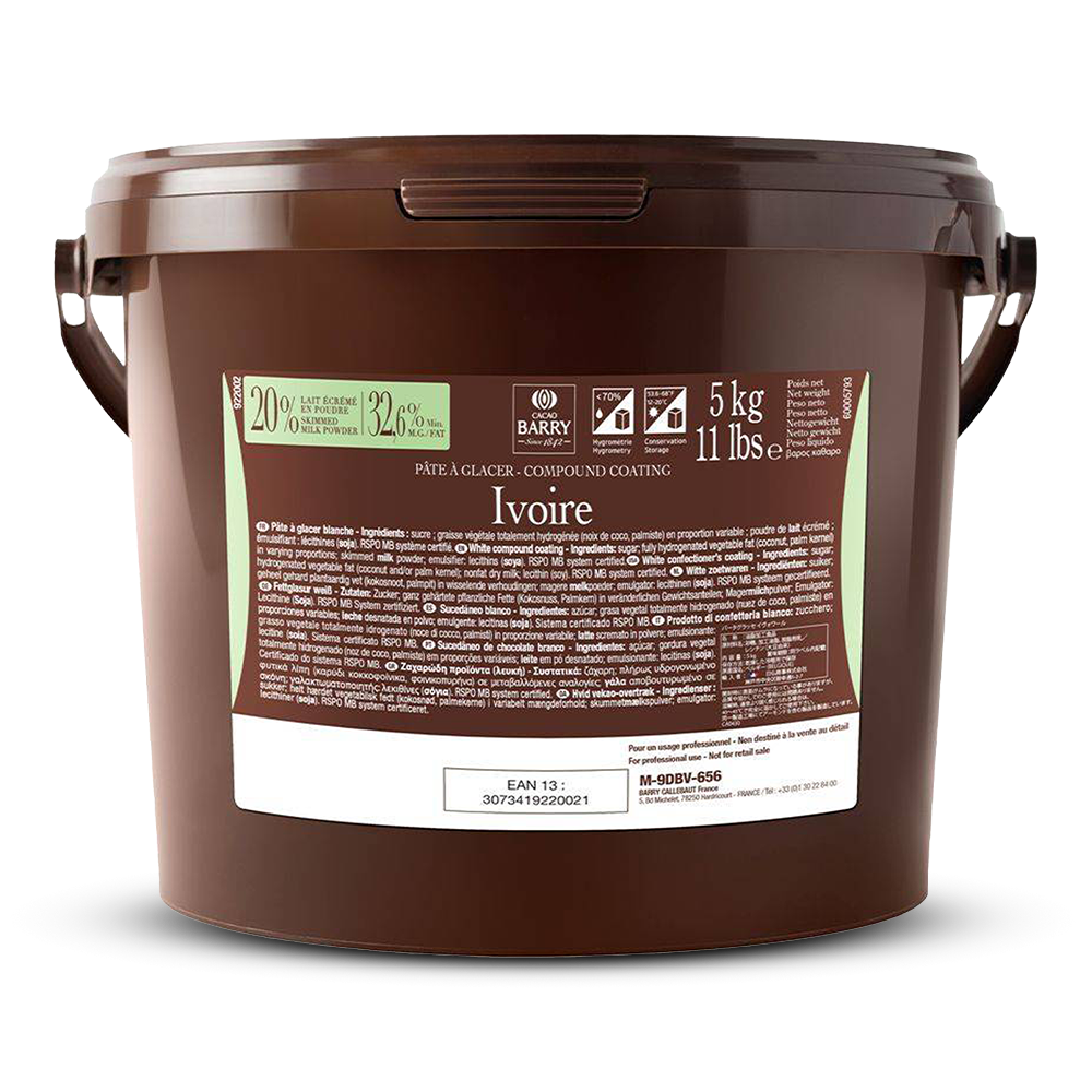 Pate-a-Glacer IVOIRE - White Compound Coating package