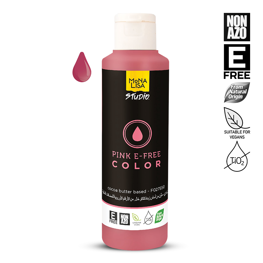 Coloured Cocoa Butter PINK (E-FREE)