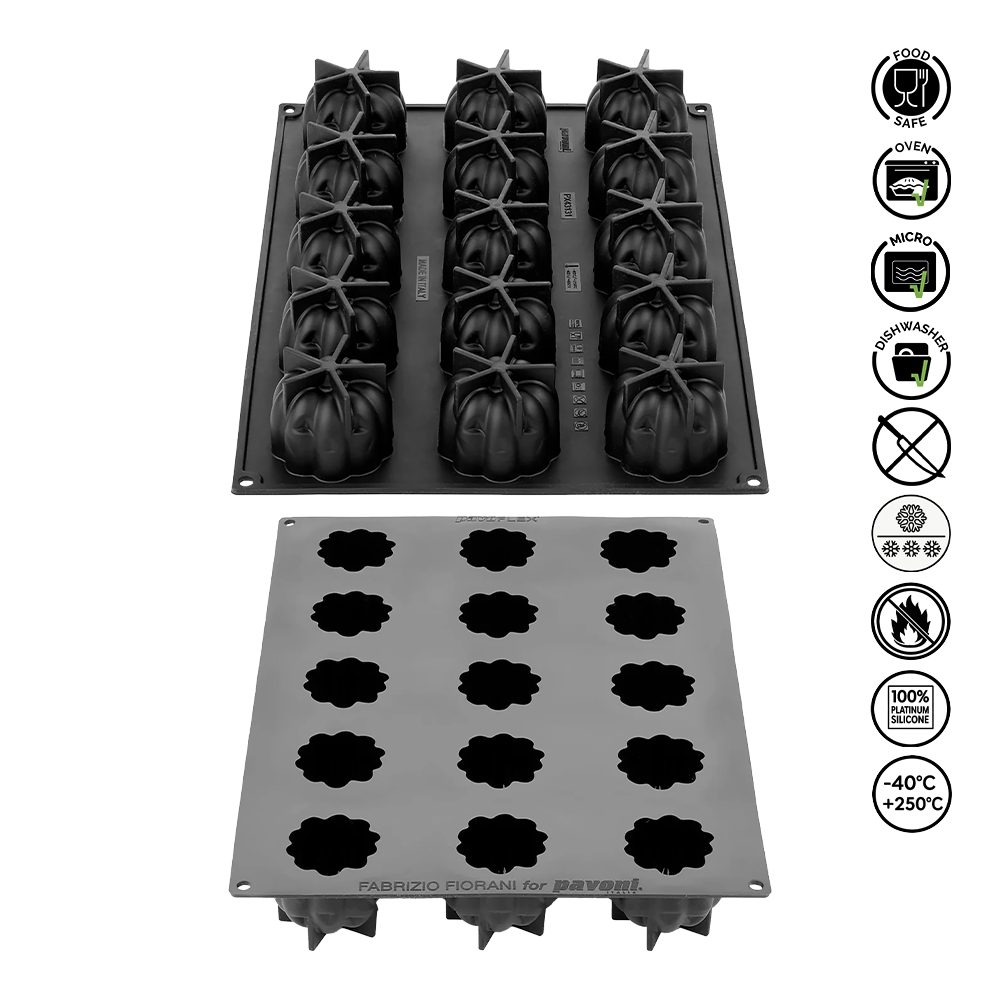 Pavoni Silicon Mould PAVOFLEX "Pumpkin" PX43131