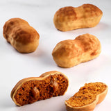 PEANUT MOULD CAKE CUT OPEN