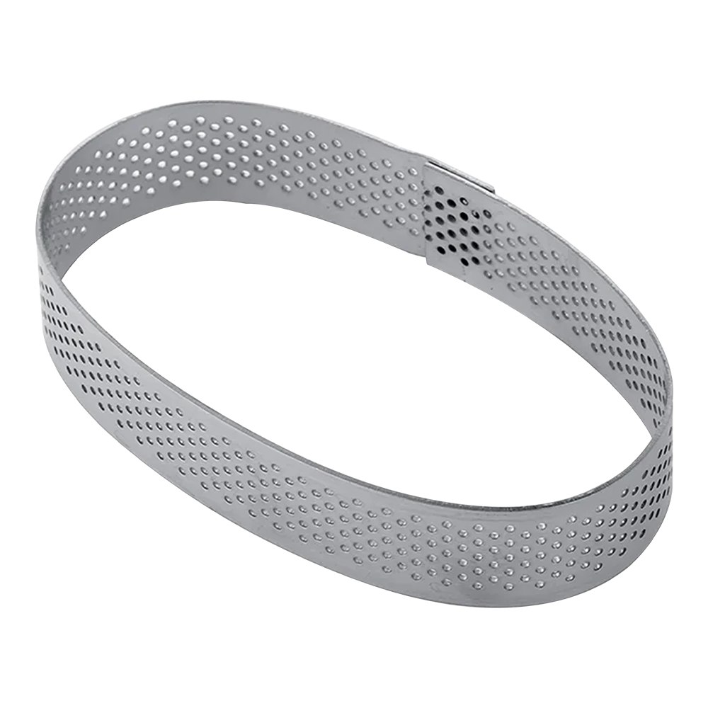 Pavoni Oval Micro-Perforated Stainless Steel band XF12