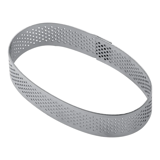 Pavoni Oval Micro-Perforated Stainless Steel band XF12