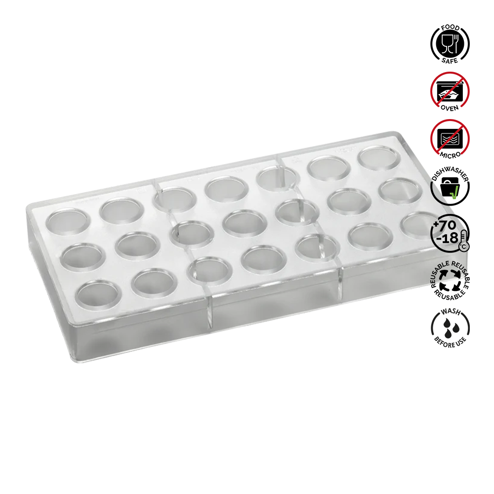 Pavoni Polycarbonate mould INNOVATION Praline PC37.,