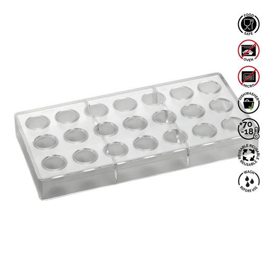 Pavoni Polycarbonate mould INNOVATION Praline PC37.,