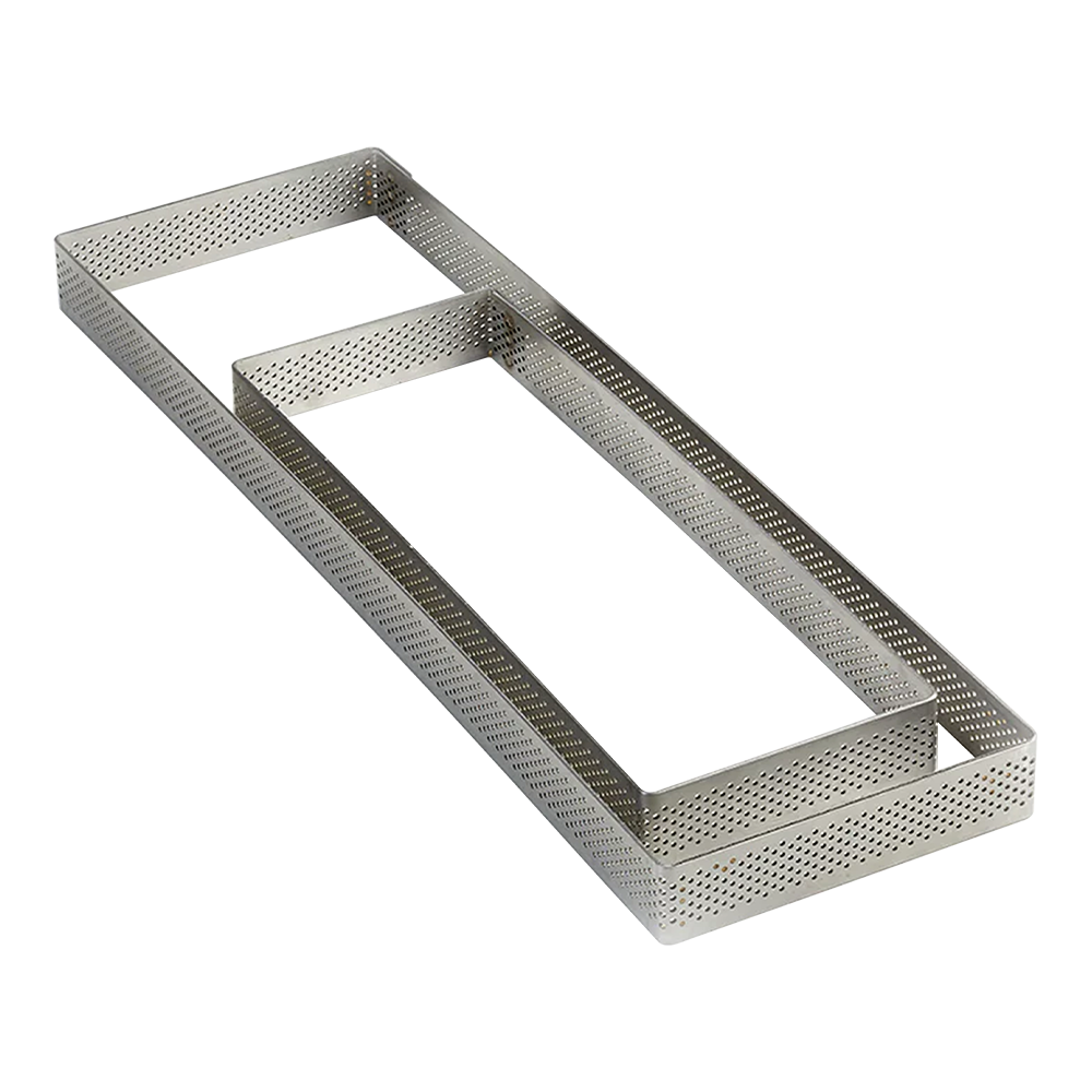 Pavoni Rectangle Micro-Perforated Stainless Steel band XF197020