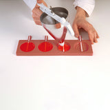 Silicon Mould "Lolli Pop" Set With Sticks 