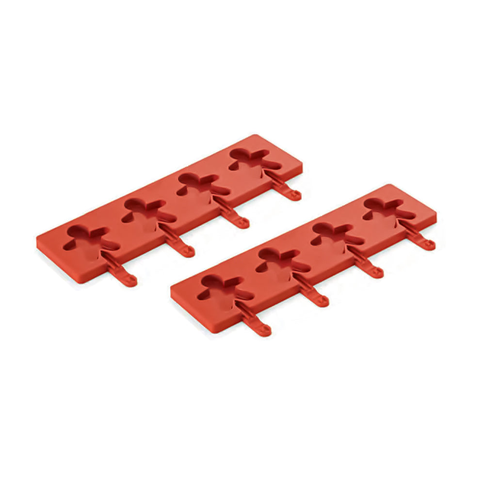 Silicon Mould "Ginger Pop" Set With Sticks, 75mm x 67mm x h 12mm