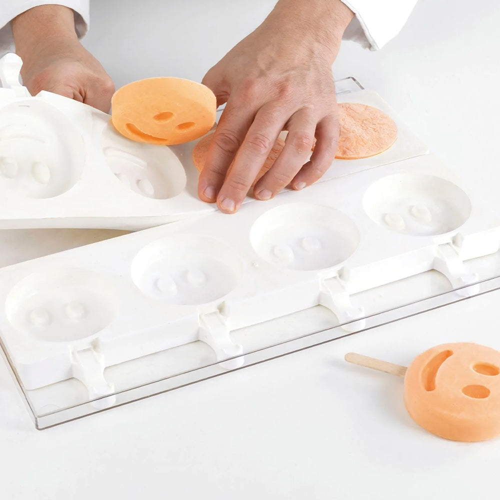 Silicon Mould "Mr Funny" Set With Tray & Sticks