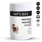 White container of Soc Chef Propatata powder with black text and logos on a white background