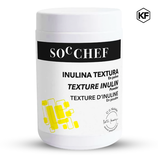 White container labeled 'SOC CHEF' with text and a yellow graphic on a white background