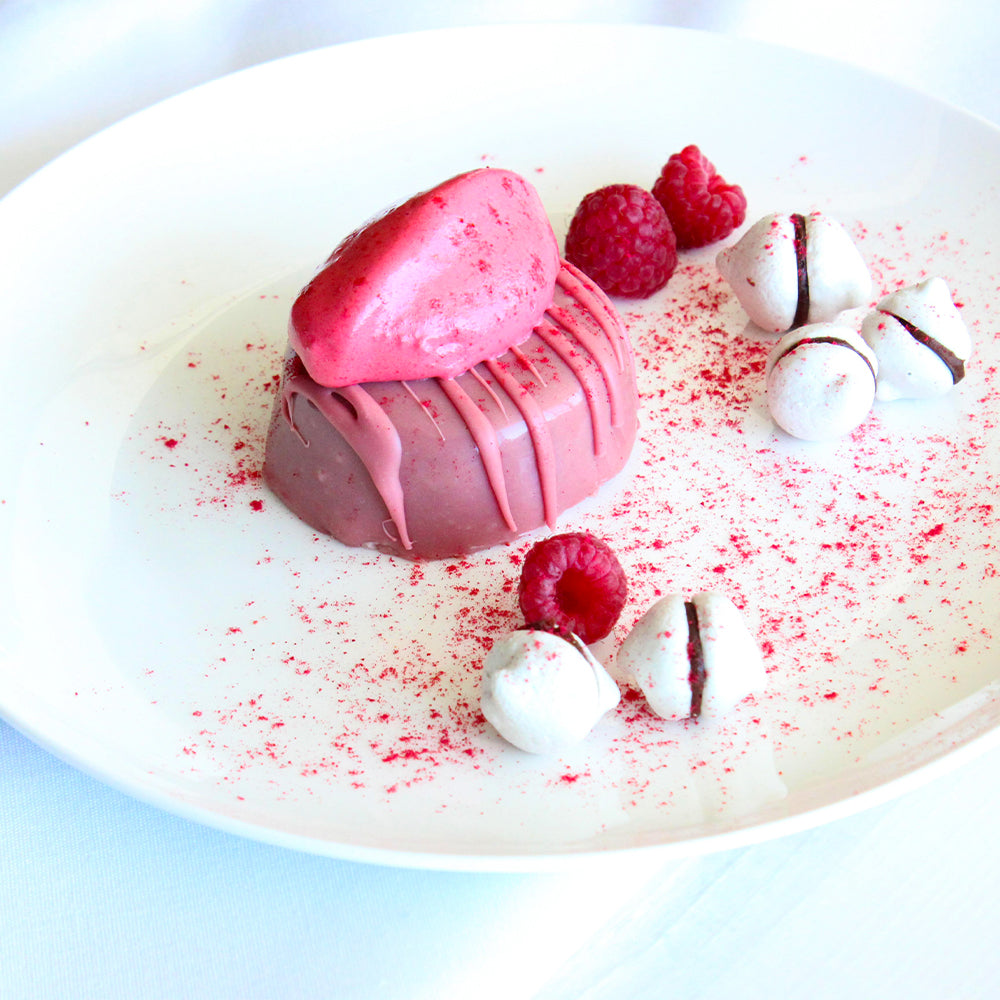 Strawberry chocolate, speciality chocolate, Callebaut Belgium Desserts