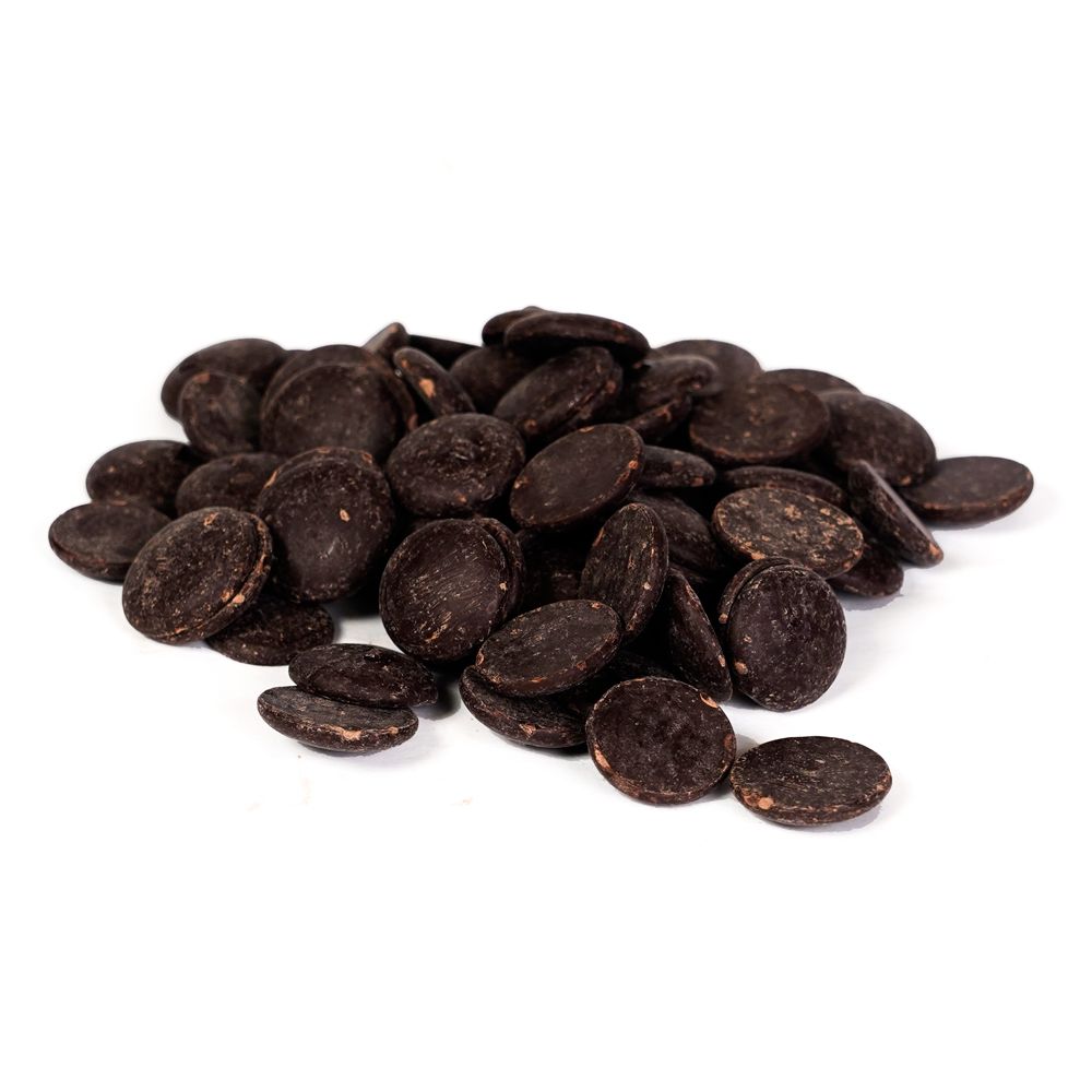 Saint Domingue dark chocolate couverture 70%, Cacao Barry France, 5 Kg Coins, pistoles