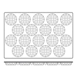 Silicon Mould "Waffle Round"