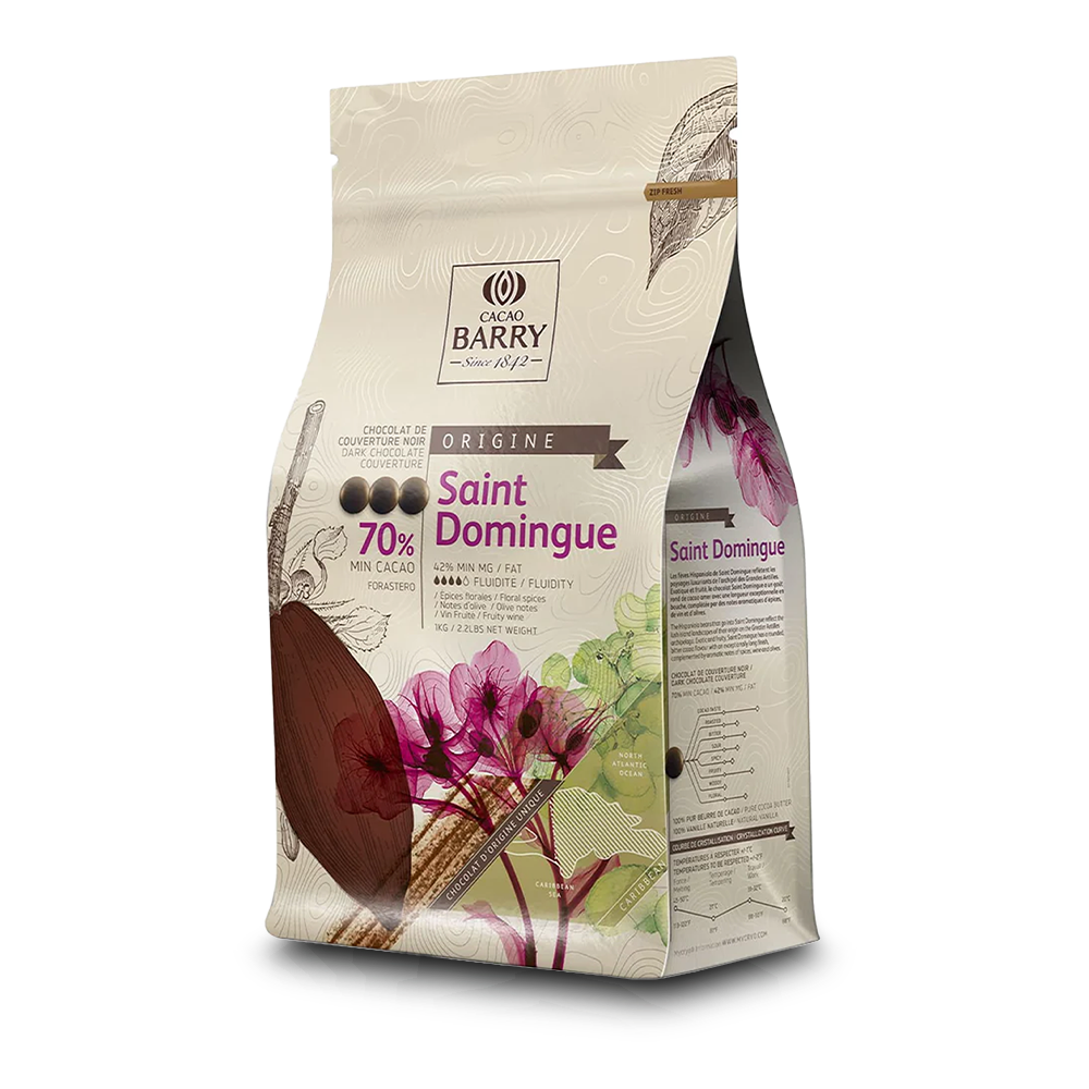 Dark Chocolate 70%, St. Domingue - 2.5kg Coins