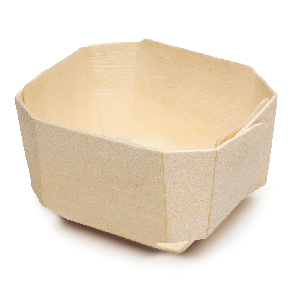 TINY Wooden Baking Molds With Paper Liners