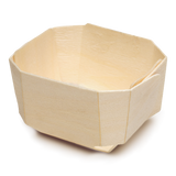 TINY Wooden Baking Molds With Paper Liners (8.2x6.9x4.3) - Pack Of 15pcs