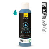 Bottle of Coloured Cocoa Butter TURQUOISE BLUE (E-FREE) - 245gr