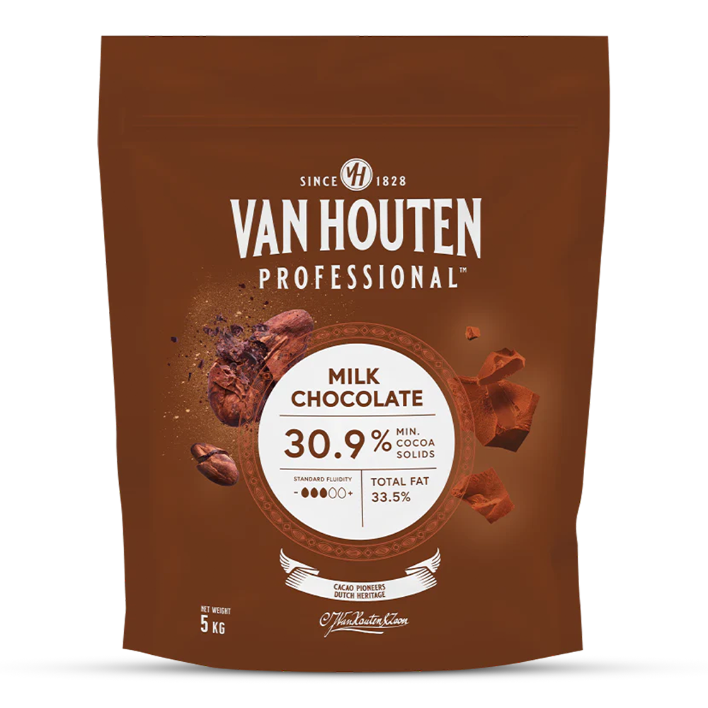 Milk Chocolate Couverture, 30.9% Min Cocoa - 5Kg Coins