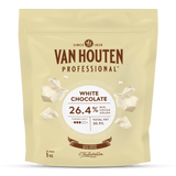 White Chocolate Couverture, 26.4% Min Cocoa - 5Kg Coins