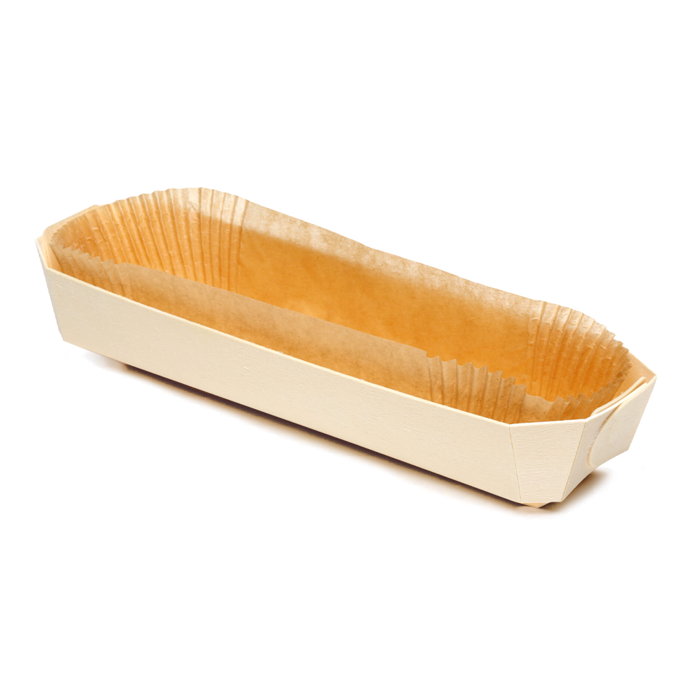 VICOMTE Wooden Baking Molds With Paper Liners