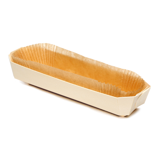 VICOMTE Wooden Baking Molds With Paper Liners