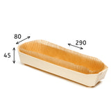 VICOMTE Wooden Baking Molds With Paper Liners