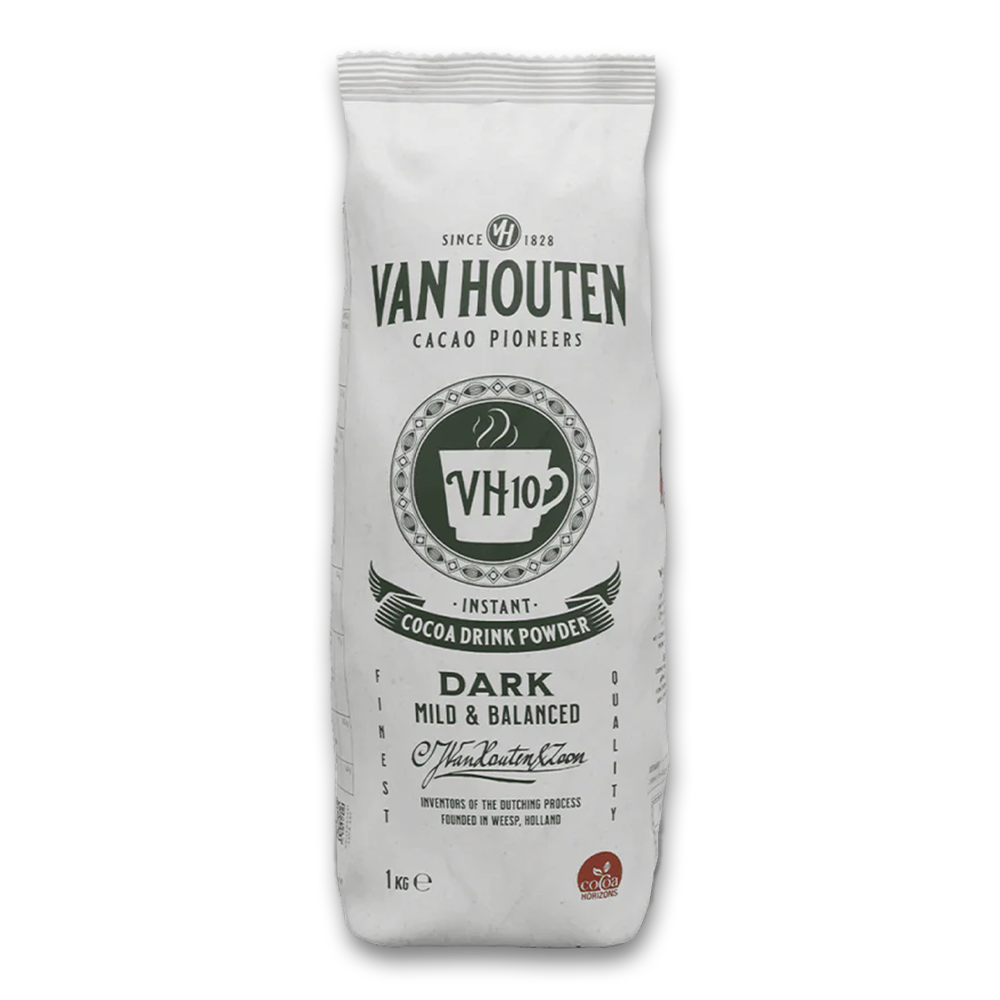 VAN HOUTEN, Ready Mix Hot Chocolate, Dark - 1kg Bag