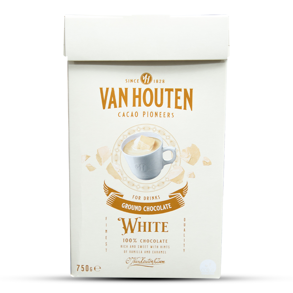 Van Houten Ground White Chocolate For Drinking - 750g
