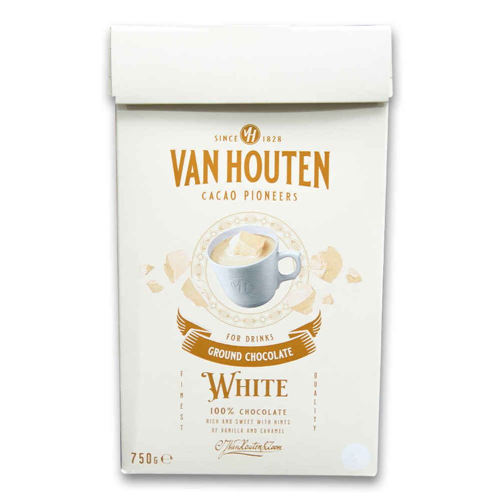 Van Houten White Ground Chocolate for drinking