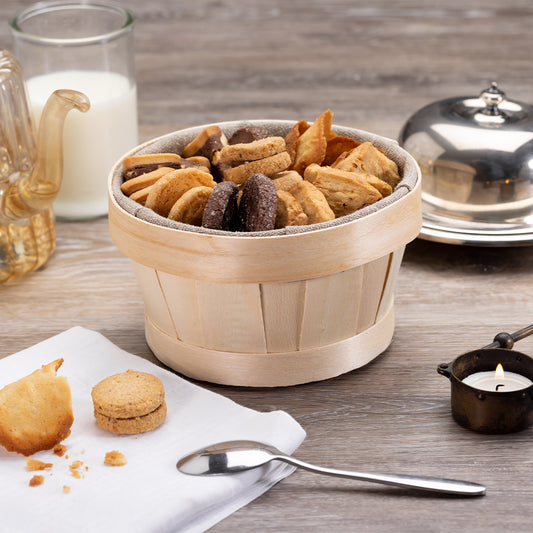Wooden Bread Basket Medium POUSSE 23 Dessert