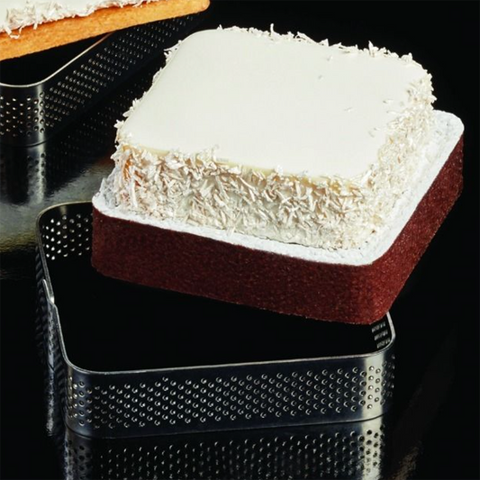 Pavoni Rounded Edge Micro-Perforated Stainless Steel band Dessert