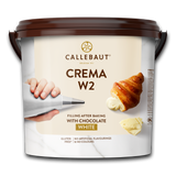 Callebaut Belgium, Crema W2, White Chocolate Filling, 5KG Bucket