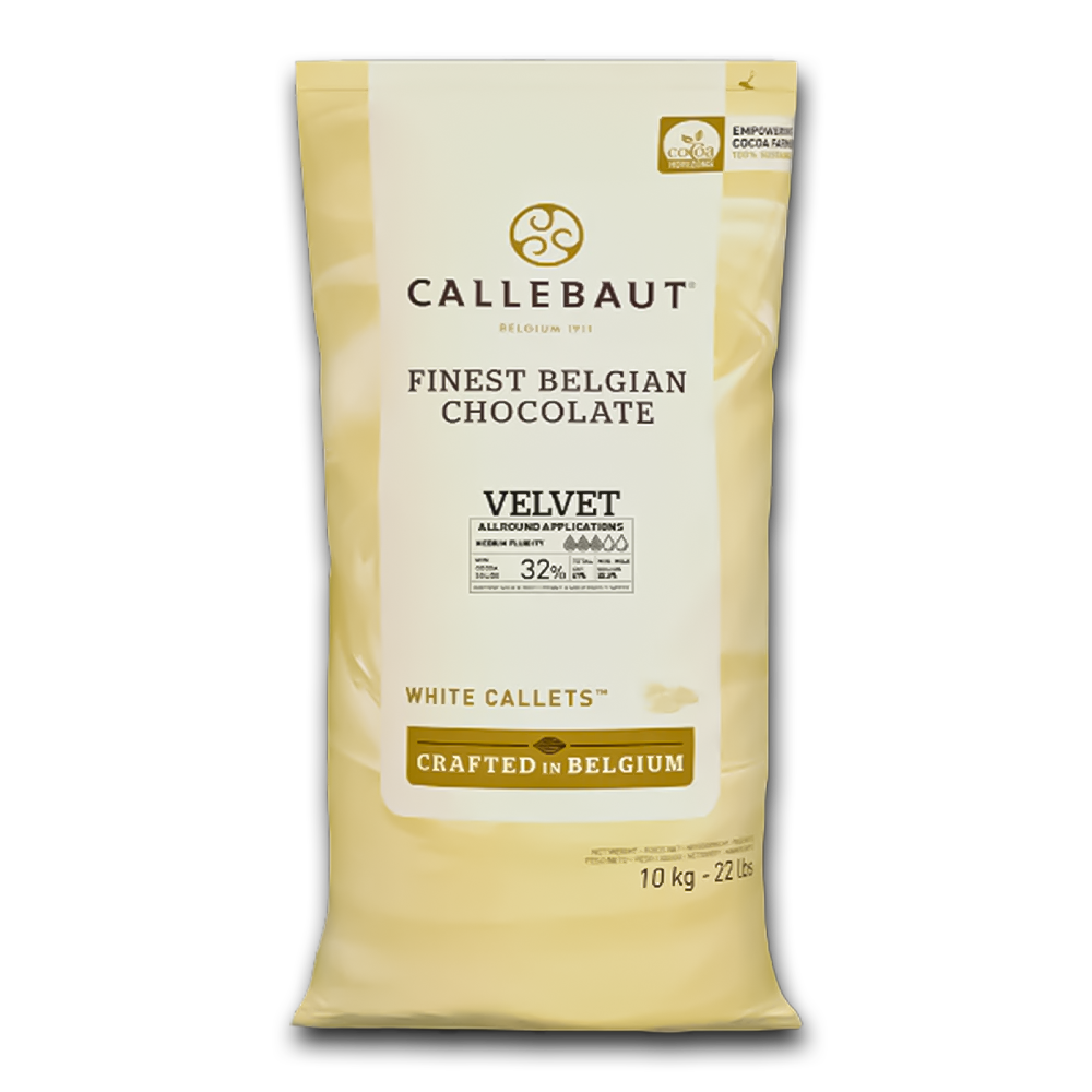 callebaut White Chocolate 32% Velvet, W3
