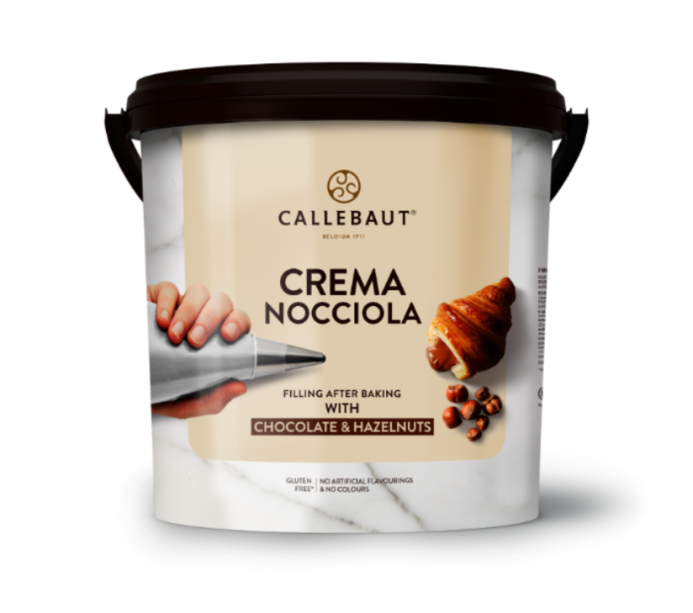 Callebaut Belgium,Callebaut Crema Nocciola, Chocolate and Hazelnut Filling,10KG bucket